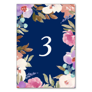 Hochzeitstisch für den blauen Garten Tischnummer