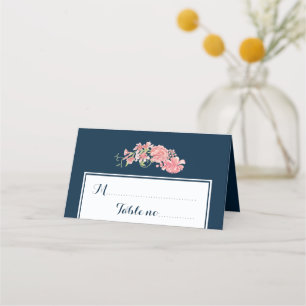 Hochzeitstisch für die Blumenmarinade Platzkarte