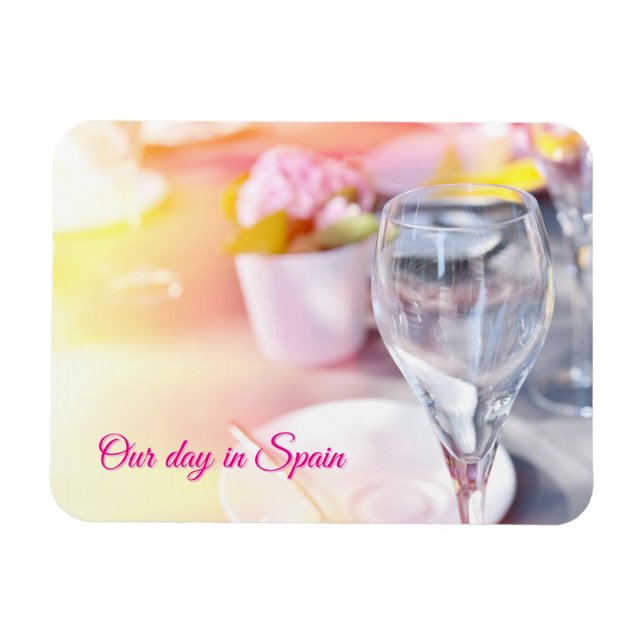 Hochzeitstisch Magnet (Horizontal)