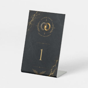 Hochzeitstisch Nummer - Wholeness Midnight Edition Sockelschild
