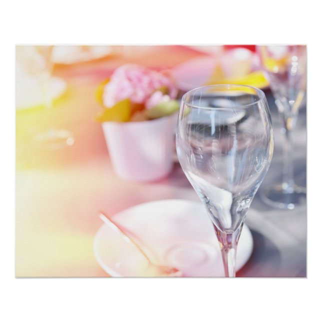 Hochzeitstisch Poster (Vorderseite)