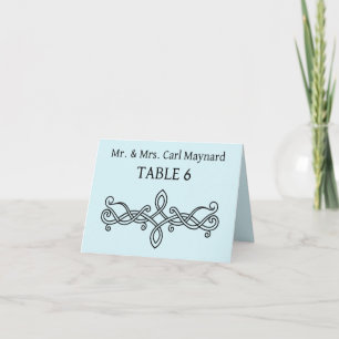 Hochzeitstisch-Schilder Platzkarten Karte