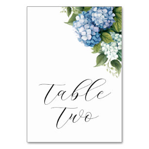 Hochzeitstischkarten Tischnummer