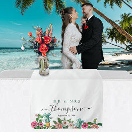 Hochzeitstischläufer Benutzerdefinierte tropische  Wandteppich