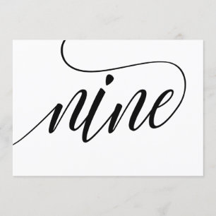 Hochzeitstischnummern - Luxus-Typografie - Schwarz Einladung