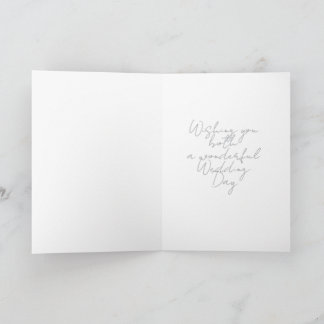 Hochzeitstorte Design Herr und Frau Karte