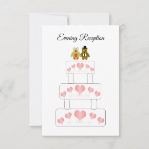 Hochzeitstorte Design Hochzeitsempfang Einladung