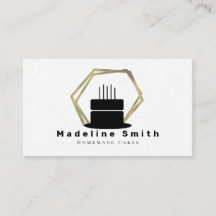 Hochzeitstorte Ebenen Dekorateur Torte Logo Faux G Visitenkarte