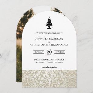 Hochzeitstorte Einladung