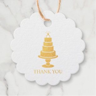 Hochzeitstorte Geschenkanhänger