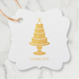 Hochzeitstorte Geschenkanhänger