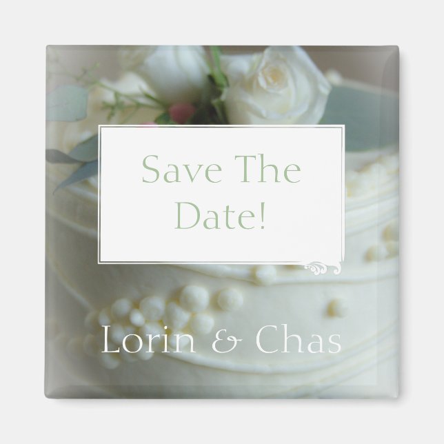 Hochzeitstorte Magnet (Vorne)