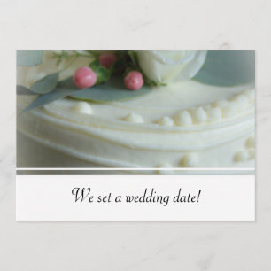 Hochzeitstorte Menükarte