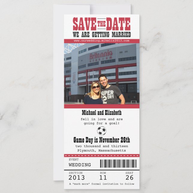 Hochzeitstorte speichern save the date (Vorderseite)