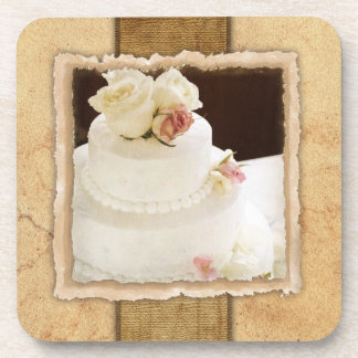 Hochzeitstorte Vintag Untersetzer