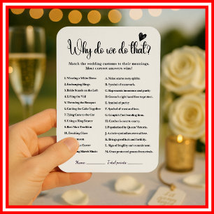 Hochzeitstraditionen Spiel Brautparty Spiel Modern Einladung