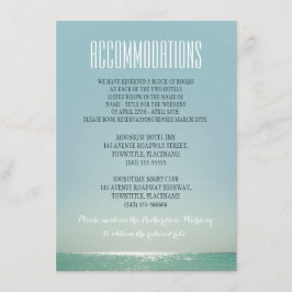 Hochzeitsunterkünfte Begleitkarte