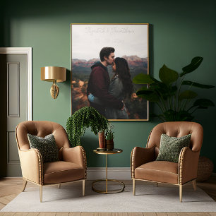 Hochzeitsveranstaltung für personalisiertes Foto Foliendrucke