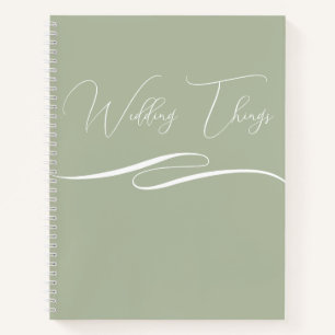 Hochzeitsvorbereitung für Notebook-Client-Geschenk Notizbuch