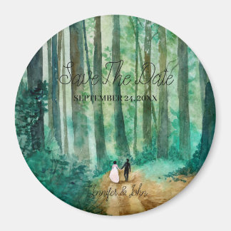 Hochzeitswaldlandschaft Magnet