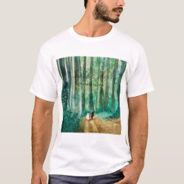 Hochzeitswaldlandschaft T-Shirt
