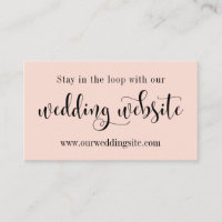 Hochzeitswebsite, elegantes, modernes Skript in Bl