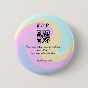 Hochzeitswebsite RSVP QR-Code Name Text hinzufügen Button