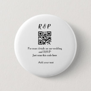 Hochzeitswebsite RSVP QR-Code Name Text hinzufügen Button