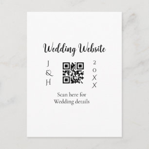 HOCHZEITSWEBSITE-SCAN-QR-PAARNAME JAHR EINFACH MI POSTKARTE