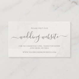 Hochzeitswebsite zum Blumenkohl Begleitkarte