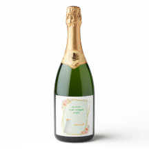Hochzeitswein & Sekt Flaschenetikett