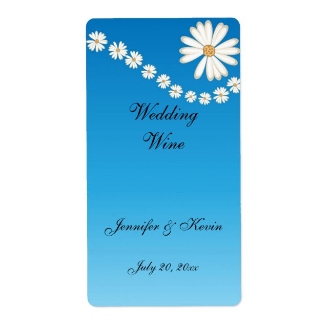 Hochzeitsweinmarke (Vorne)