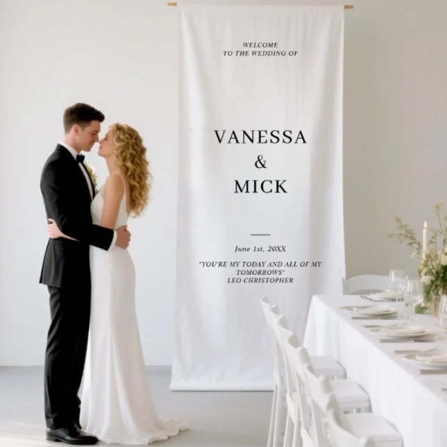 Hochzeitswillkommensbanner für draußen banner (Von Creator hochgeladen)