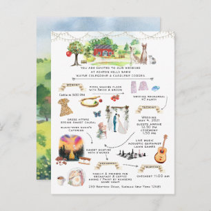 Hochzeitswochenende Ashton Hills - Einladung