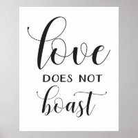 Hochzeitszeichen - 1 Korinther 13 - Aisle-Zeichen