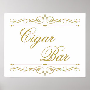 Hochzeitszeichen Elegant Gold Swirl Calligraphy Poster