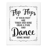 Hochzeitszeichen, Flip Flops, Hochzeit, schwarz