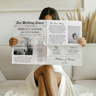 Hochzeitszeitung Die Hochzeitszeitung Zeitungen fü Karte