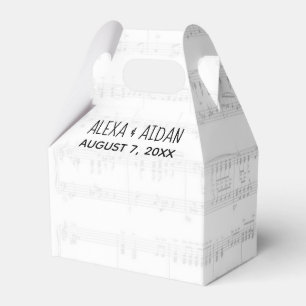 Hochzeitszettel mit Text Geschenkschachtel