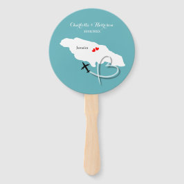 Hochzeitsziel Jamaika Fächer