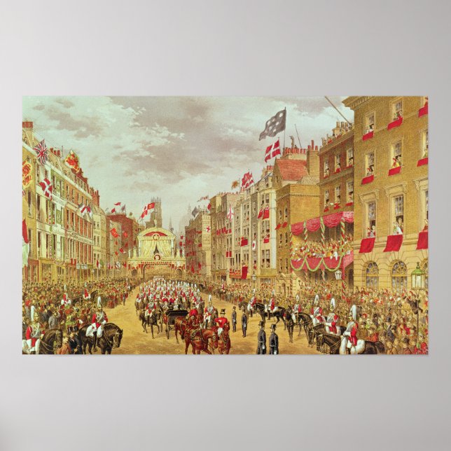 Hochzeitszug von Edward, Prinz von Wales Poster (Vorne)