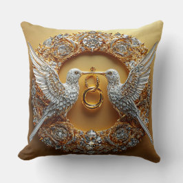 Hochzeitvögel Kissen