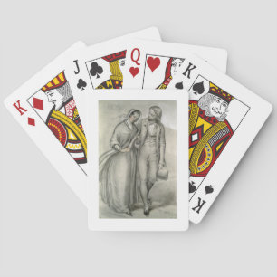 Hochzeitvormittag - Abfahrt, c.1846 Spielkarten