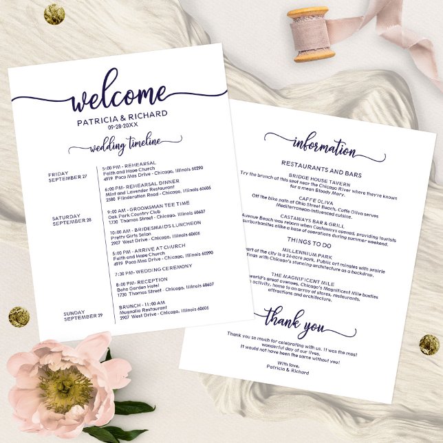 Hochzeitwochenende Ausflug Chic Marine Blue Timeli (Von Creator hochgeladen)