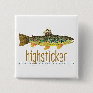 Höcker - Fliegenfischerei Button
