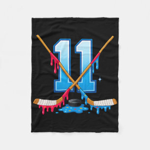 Hockey 11 Jahre alte Eiscreme-Tropf-Jugend 11. Geb Fleecedecke