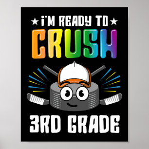 Hockey 3. Klasse Zurück zur Schule Jungen Kinder M Poster