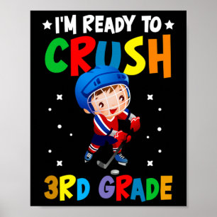 Hockey 3. Klasse Zurück zur Schule Jungen Kinder M Poster