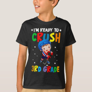 Hockey 3. Klasse Zurück zur Schule Jungen Kinder M T-Shirt
