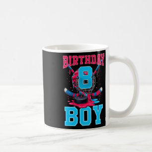 Hockey 8 Jahre alte Eiscreme tropft 8. Geburtstag  Kaffeetasse